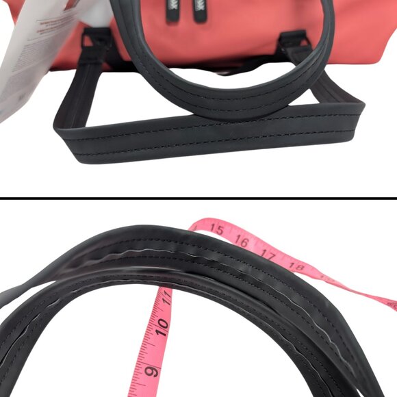 WanderX NWT Pink Coral Large Nylon Spinner Travel Duffel Bag - Picture 5 of 8